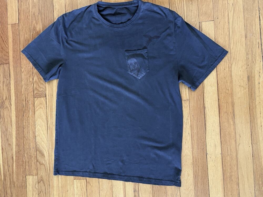 Alchemist Hold Fast 2018 Kurt Cobain Pocket Tee XL Vintage Wash Black, USA Made